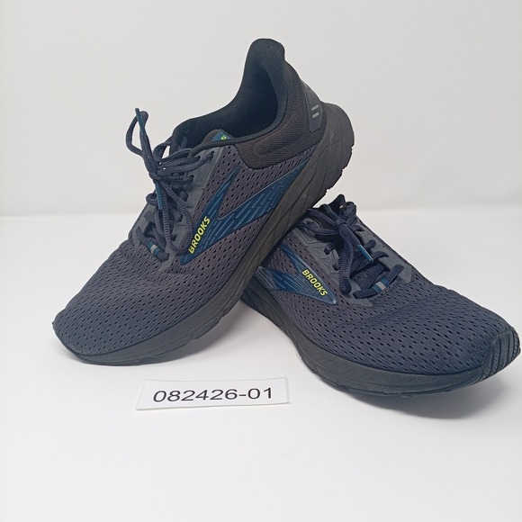 Brooks Other - Brooks Anthem 6 Mens Running Shoes Navy Black Yellow 1104141D006 Size 10